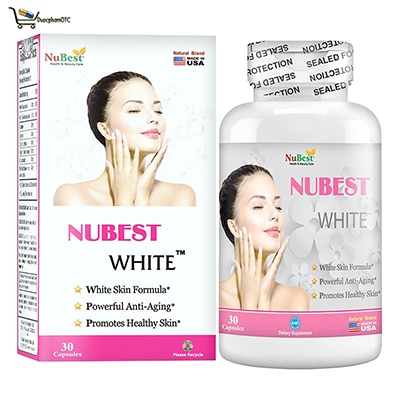 NuBest White Giúp sáng da đẹp da, giúp da căng mịn và hạn chế lão hóa da - Dược Phẩm OTC