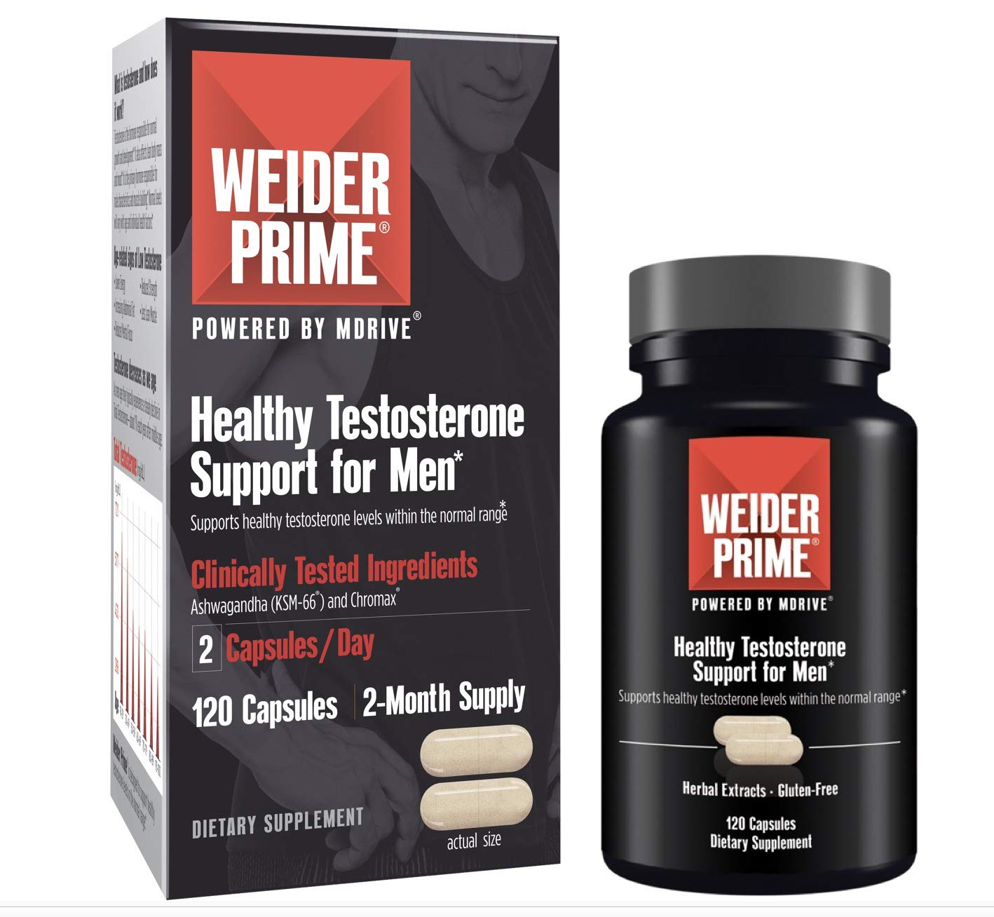 Weider Prime Healthy Testoteron Support For Men